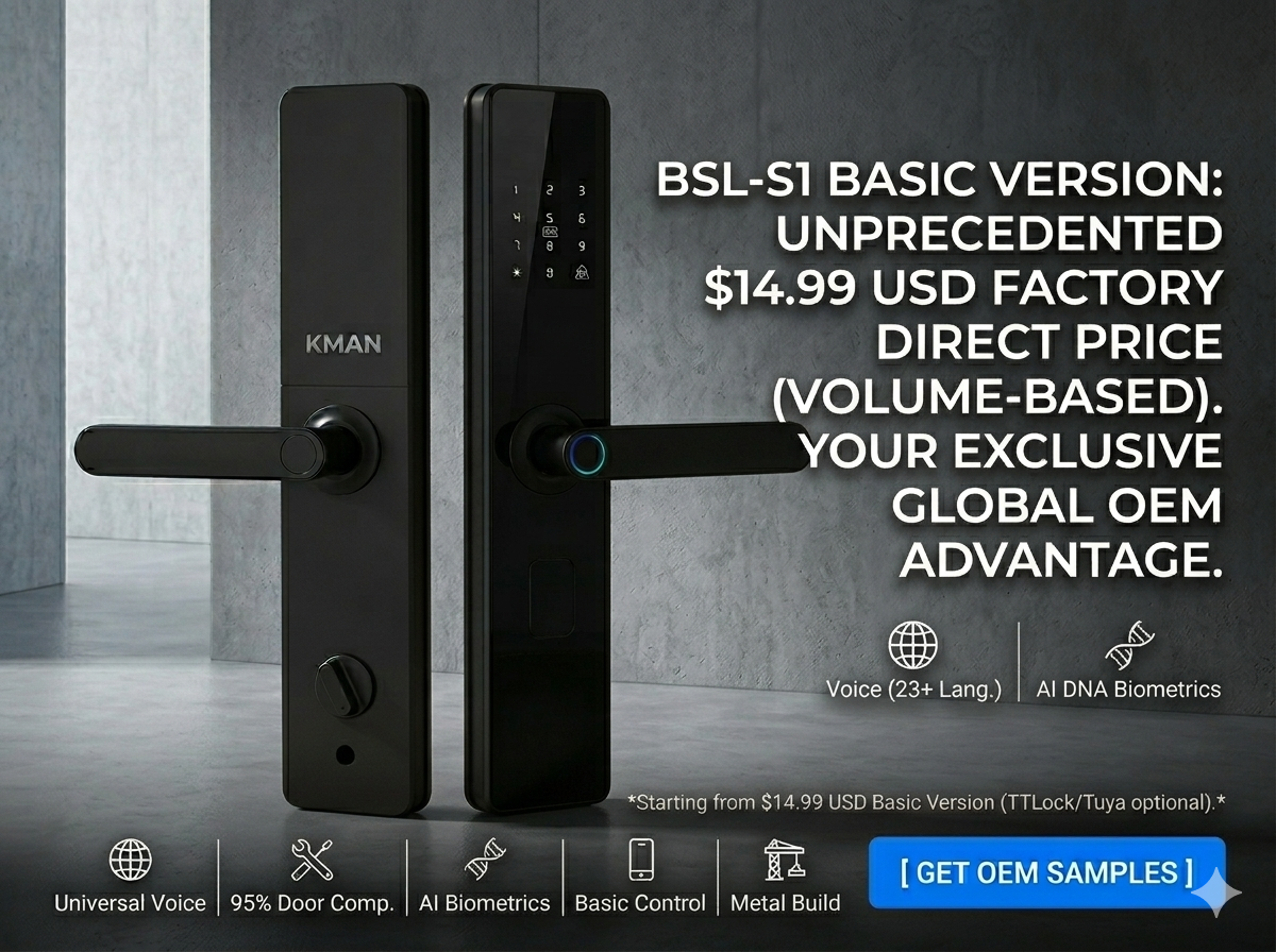 KMAN BSL-S1 Basic Version: Unprecedented $14.99 USD Factory Direct Price for global OEM projects. Featuring 5-way entry and industry-grade reliability.