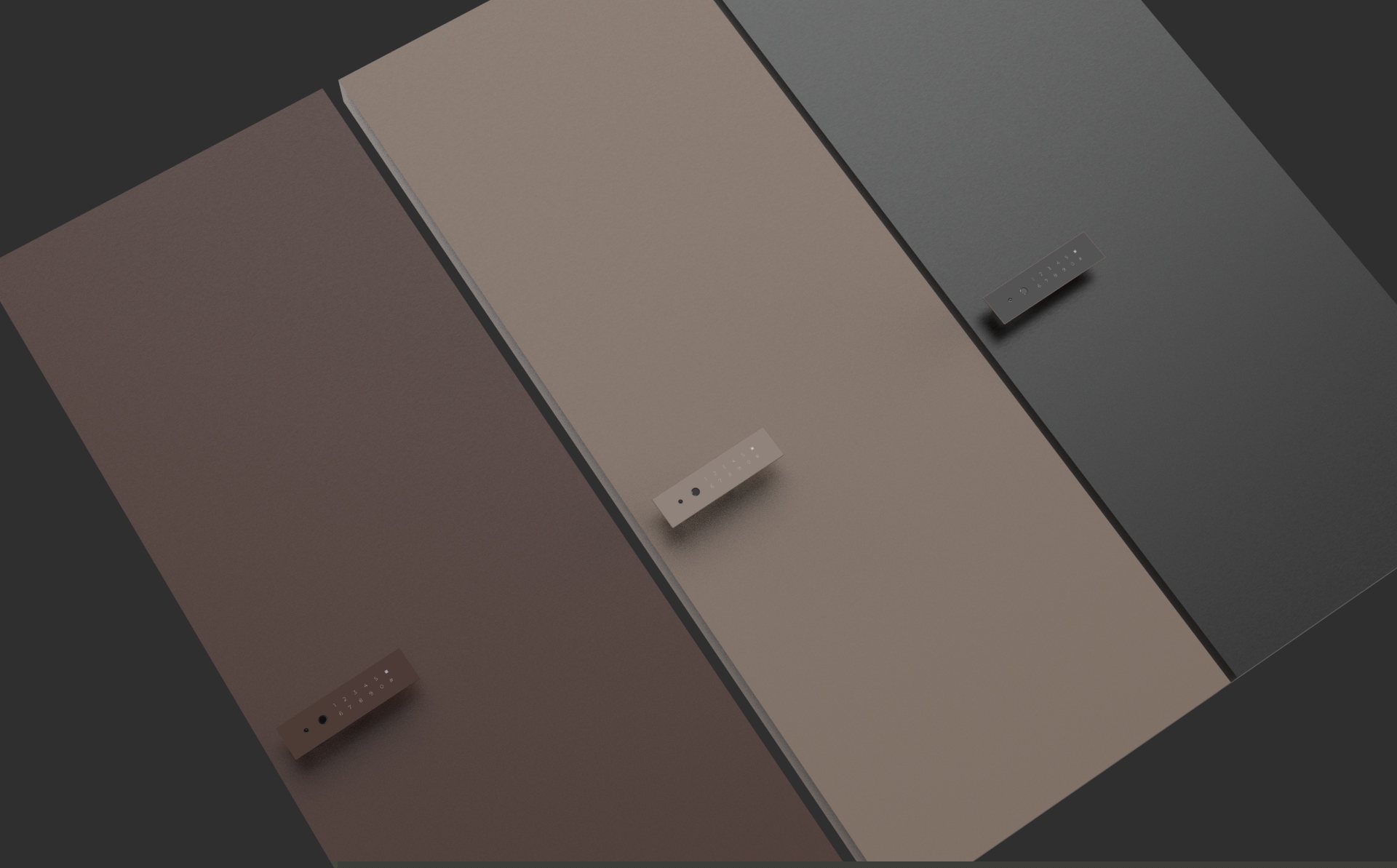 Flush-mounted architectural surface integration system for the KMAN-UX invisible entrance platform.