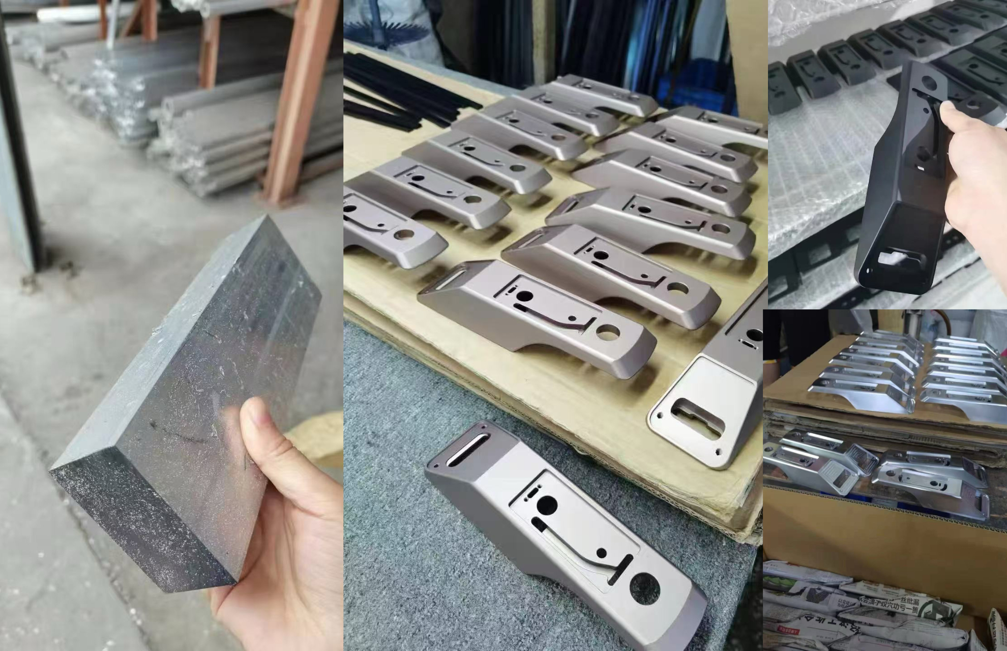 Precision CNC-machined smart lock housing and hardware components for OEM manufacturing